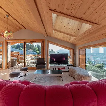 Horská chata Octopussy - Les Gets, Jacuzzi, Sauna, Superbe Vue *